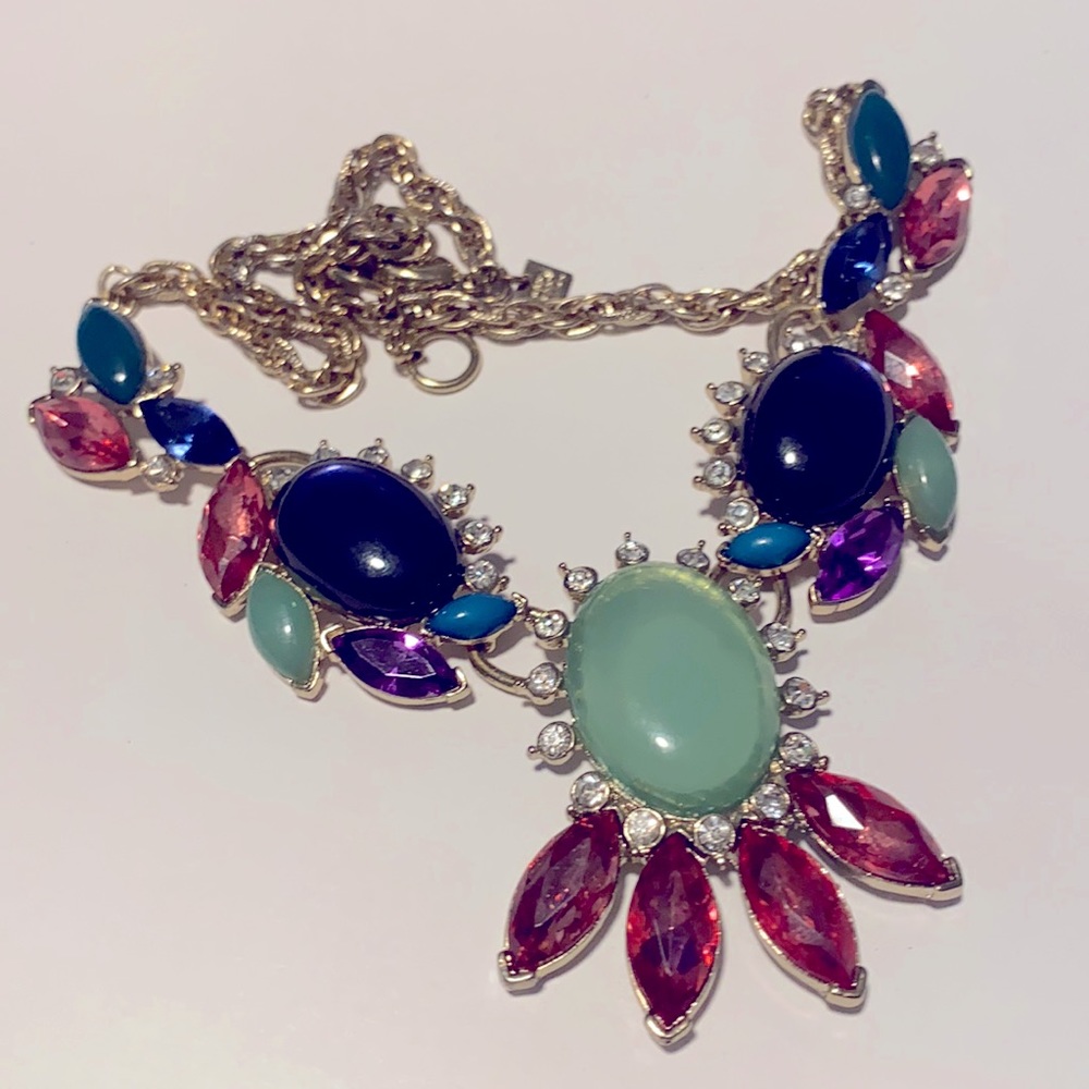 Signed rhinestone necklace
